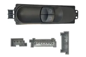 Interruptor Completo Puerta Delantera Izquierda (2 Botones) (4Pins) para Mercedes-Benz SPRINTER W906 2006 y Volkswagen CRAFTER 2006