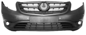 Paragolpes Delantero Gris Con Rejilla 4 Agujeros Para Sensores para Mercedes-Benz VITO W447 2014