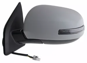 Retrovisor Izquierdo Electrico, Imprimado Convexo, Termico, Abatible Eletricamente, Con Intermitente (9Pins) para Mitsubishi ASX 2016