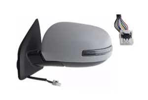 Retrovisor Izquierdo Electrico, Imprimado Convexo, Termico, Abatible Eletricamente, Con Intermitente, Angulo Muerto (11 Pins) para Mitsubishi ASX 2016