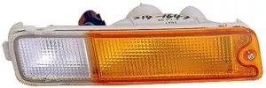 Piloto Spoiler Delantero Derecho (Blanco/Amarillo) para Mitsubishi L200 PICK-UP 1996