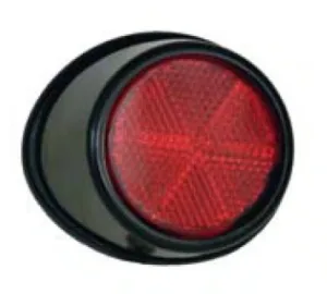 Reflector Derecho Redondo Paragolpes Trasero (Caja De Metal) para Mitsubishi L200 PICK-UP 1996