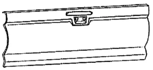 Tapa Maletero (Caja Metalica) Con Tercera Luz para Mitsubishi L200 PICK-UP 1996