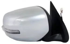 Retrovisor Derecho Electrico, Convexo, Termico, Abatible, Cromado, Con Intermitente para Mitsubishi L200 PICK-UP 2015