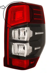 Piloto Trasero Derecho Caja Metalica (Led/Py21W/W16W) (Tipo Ichikoh) para Mitsubishi L200 PICK-UP 2019