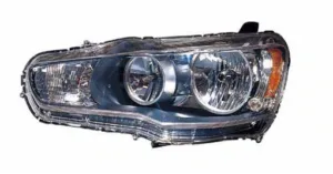 Faro Derecho Electrico Interior Negro para Mitsubishi LANCER 2008