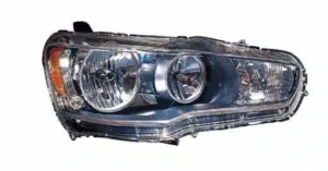 Faro Izquierdo Electrico Interior Negro para Mitsubishi LANCER 2008
