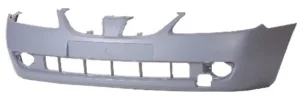 Paragolpes Delantero Imprimado (Con Agujeros) para Nissan ALMERA N16 2002