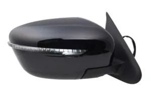 Retrovisor Derecho Electrico Termico, Imprimado, Abatible Electricamente Con Intermitente (9Pins) para Nissan JUKE 2014
