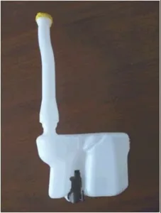 Deposito Liquido Limpiaparabrisas Con Bomba + Tapa para Nissan NV400 2011, Opel MOVANO B 2010 y Renault MASTER III 2010