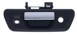 Maneta Puerta Maletero Cromada-Negra Con Agujero Para Llave + Camara para Nissan PICK-UP NAVARA 2014