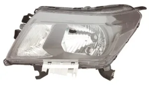 Faro Izquierdo (Regulacion Manual/Electrica) Interior Negro (H4) para Nissan PICK-UP NAVARA 2014