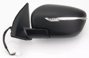 Retrovisor Izquierdo Electrico Termico, Imprimado Con Intermitente 7 Pins para Nissan QASHQAI 2013