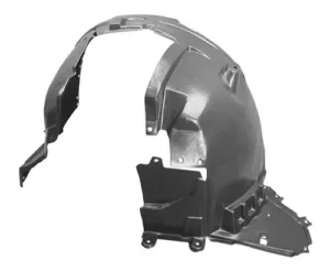 Resguardo Paso De Rueda Delantero Izquierdo para Nissan QASHQAI 2013 y QASHQAI 2017