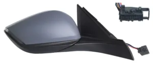 Retrovisor Derecho Electrico, Termico, Con Intermitente, Convexo Imprimado Con Sensor De Temperatura 8Pin para Opel ASTRA L 2021 y Peugeot 308 2021