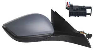 Retrovisor Derecho Con Regulacion Electrica Termico Abatible Electricamente Con Piloto Convexo Para Pintar Con Sensor De Temperatura Luz De Cortesia 11Pin para Opel ASTRA L 2021 y Peugeot 308 2021 y 408 2022