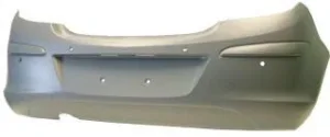 Paragolpes Trasero Imprimado (3 Puertas ) (Con Agujeros Para Sensores) para Opel CORSA D 2006 y CORSA D 2011