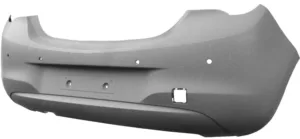 Paragolpes Trasero Imprimado (4 Agujeros Para Sensores) para Opel CORSA E 2014