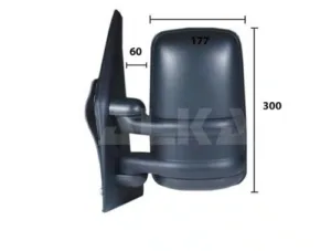 Retrovisor Manual Izquierdo Convexo Brazo Corto para Opel MOVANO A 1999 y Renault MASTER II 1997