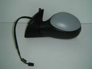 Retrovisor Izquierdo Electrico, Imprimado Convexo, Termico Abatible Electricamente para Peugeot 1007 2004