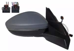 Retrovisor Derecho Elec Imprimada Abatible Electricamente, Termico, Con Intermitente Con Luz De Cortesia Con Sensor Angulo Muerto 10+(4Pins) para Peugeot 2008 2019