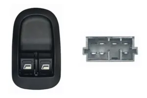 Interruptor Puerta Delantera Izquierda (2 Botones) 6 Pins para Peugeot 206 1998