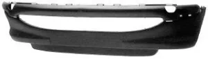 Paragolpes Delantero Negro (Con Modlura Y Con Spoiler) para Peugeot 206 1998