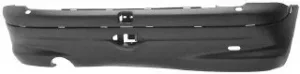 Paragolpes Trasero (Negro) para Peugeot 206 1998