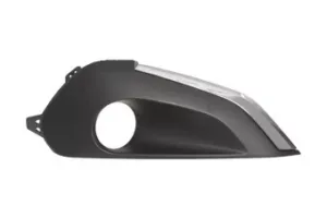 Rejilla Derecha Paragolpes Delantero (Con Agujero Para Antiniebla + Moldura Cromada) para Peugeot 208 2015