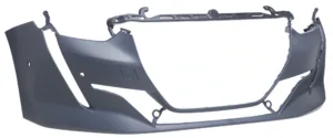 Paragolpes Delantero Imprimado 4 Agujeros Para Sensores para Peugeot 208 2019