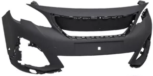 Paragolpes Delantero Imprimado Con 2 Agujeros Para Sensores (Mod Faros Halogeno) para Peugeot 3008 2016 y 5008 2016