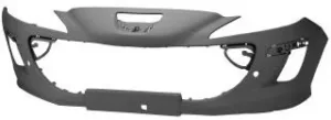 Paragolpes Delantero Imprimado (Con Agujeros Para Sensores) para Peugeot 308 2007