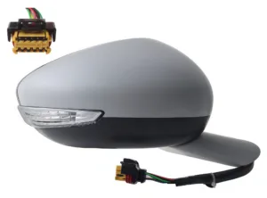 Retrovisor Derecho Electrico Termico Abatible Electricamente Con Intermitente Y Luz De Cortesia Con Sensor 10+2 Pins para Peugeot 508 2014