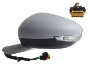 Retrovisor Izquierdo Electrico Termico Abatible Electricamente Con Intermitente Y Luz De Cortesia 8+2 Pins para Peugeot 508 2014