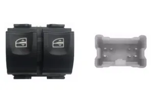 Interruptor Puerta Delantera Izquierda (2 Botones) 7 Pins (Clema Amarilla) para Renault CAPTUR 2013, CLIO IV 2012, CLIO IV 2016, TRAFIC III 2014 y ZOE 2012