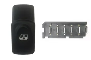 Botonera Elevalunas (Para Clio Delantero Izquierdo) (Para Megane / Sccenic Delantero Derecho) 6 Pins para Renault CLIO II 1998, MEGANE I 1996, MEGANE I 1999, SCENIC I 1996 y SCENIC I 1999