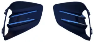 Kit Rejillas Derecho Ó Izquierdo Paragolpes Delantero (Sin Agujeros) Con Moldura Cromada para Renault CLIO V 2019