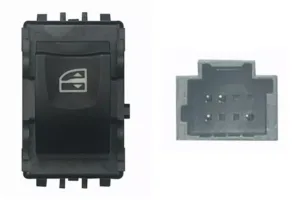 Boton Elevalunas Por Trasero Derecho Ó Sistema Confort (4Pins) (Clema Negra) para Renault LAGUNA III 2007, LAGUNA III 2011, MEGANE III 2008, MEGANE III 2013, SCENIC III 2009 y SCENIC III 2012