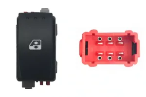Boton Elevalunas Delantero Izquierdo 6 Pins (Clema Roja) para Renault MASCOTT 2003
