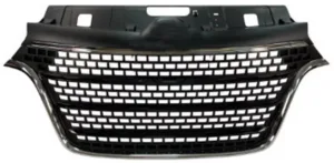 Rejilla Delantera Negra Con 2 Moldura Cromado (Superior / Inferior) para Renault MASTER IV 2019