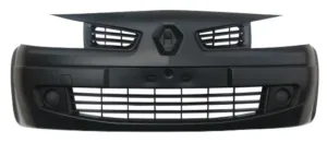 Paragolpes Delantero Imprimado (Sin Agujero Antiniebla Con Rejilla + Rejilla Paragolpes Vulcanizado) para Renault MEGANE II 2006