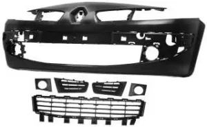 Paragolpes Delantero Imprimado (Con Agujero Antinieblas-Con Rejillas) para Renault MEGANE II 2006