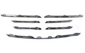 Kit 7 Molduras Cromados Rejilla Delantera para Renault MEGANE IV 2015
