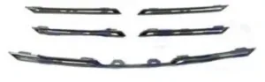 Kit (2 Piezas) Molduras Superiores Cromados Rejilla Delantera para Renault MEGANE IV 2015