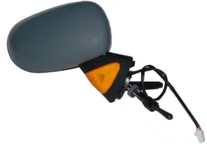 Retrovisor Derecho Electrico, Imprimado Convexo, Termico Con Intermitente Ambarillo Con Sensor para Renault MODUS 2004