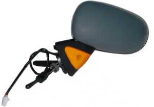 Retrovisor Izquierdo Electrico, Imprimado Asferico, Termico Con Intermitente Ambarillo para Renault MODUS 2004