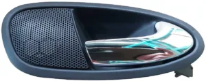 Maneta Puerta Interior Delantera Derecha / Trasera Derecha Cromada-Negra para Seat ALTEA 2004, LEON 2005, LEON 2009 y TOLEDO III 2004