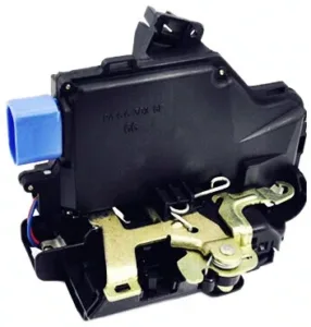 Cerradura Electrica Puerta Delantera Izquierda (Clavija Azul (9Pins) para Seat ALTEA 2004 y TOLEDO III 2004, Skoda OCTAVIA II 2004 y Volkswagen CADDY III 2004, GOLF PLUS 2005, GOLF V 2003, GOLF V SW 2007, GOLF VI 2008, JETTA III 2005, TOUAREG 2002…