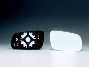 Cristal Retrovisor Derecho Con Soporte (Modelo Pequeño) para Seat AROSA 1997, CORDOBA 1999, IBIZA II 1999, LEON 1999 y TOLEDO II 1998, Skoda FABIA I 1999 y Volkswagen BORA 1998, GOLF IV 1997, LUPO 1998, PASSAT B5 1996, PASSAT B6 2000 y POLO 1999