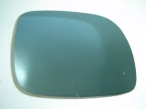 Cristal Retrovisor Derecho, Termico, Con Soporte, Azulado (Modelo Pequeño) para Seat CORDOBA 1999, IBIZA II 1999, LEON 1999 y TOLEDO II 1998 y Volkswagen BORA 1998, GOLF IV 1997, PASSAT B5 1996 y PASSAT B6 2000